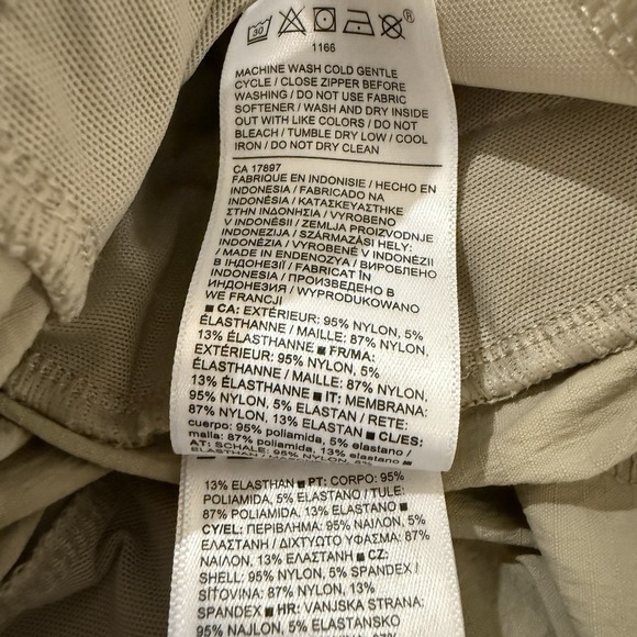 Athleta‎ Trekkie North Jogger Womens 6 Ecru Beige Mid Rise Pants Pockets 405726 - Picture 6 of 6